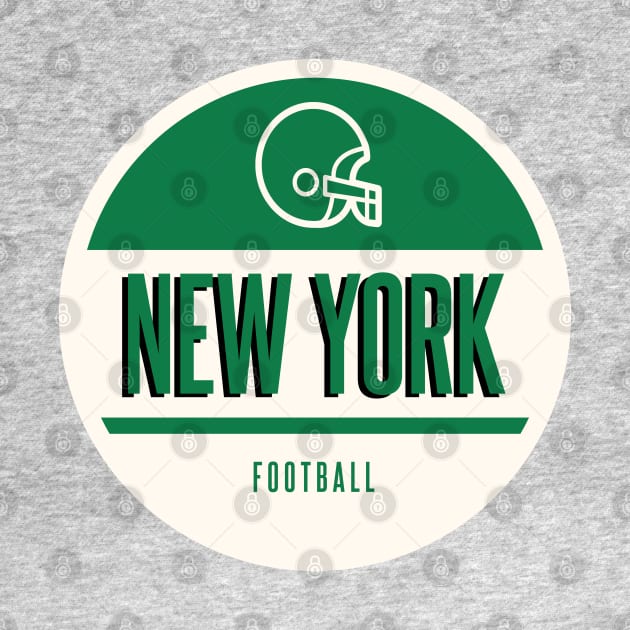 New York retro football by BVHstudio